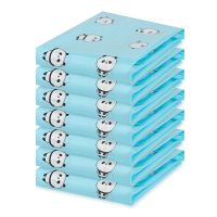 抽真空压缩袋大号装被子衣服衣物行李收纳袋大容量多功能家用|3只装不送泵 熊猫蓝[60*40]小号