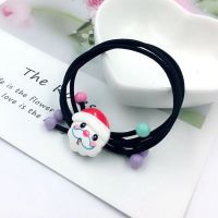 圣诞老人麋鹿发圈小皮筋可爱头绳送男友闺蜜韩版皮套学生森系发绳|1件套(圣诞节)