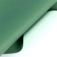 鲜花包装纸花束包装迷束纸防水双色魔术纸鲜花花店花艺diy包装纸|祖母绿+灰绿[40*45cm]10张