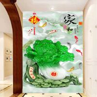 自粘整张墙纸玄关装饰画现代简约贴画卧室走廊客厅楼梯壁画玻璃贴|A06款 加大号:宽90cmX高180cm