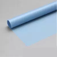 雾面纸 20张 鲜花包装纸半透明玻璃纸防水包装纸花束包装材料|[天蓝]防水雾面纸 [20张]送丝带加拉花