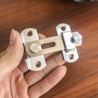 免打孔不锈钢加厚门扣卫生间门锁扣插销卧室门拴锁厕所门栓锁具|门扣180度小号[送4钉1胶]