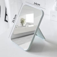 创意台式便携随身化妆镜大桌面折叠公主镜可爱宿舍桌面梳妆小镜子|升级款折叠镜[2个无赠品]破损包赔
