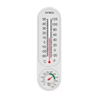 温度计湿度计家用室内大棚养殖 温度计室内挂壁式高精度温湿度计|长方温度计