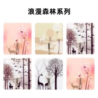 无痕挂钩贴彩色墙上门后卫生间厨房收纳置物架子免打孔自粘钩|大图案-森林麋鹿 30个装