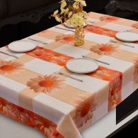 桌布防水防油防烫免洗塑料餐桌垫客厅茶几家用长方形台布桌子盖布|春色-满园 68*68cm(适合床头柜)