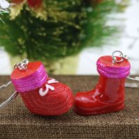 10个装创意圣诞节活动小礼品圣诞树装饰品钥匙扣挂件小学生奖品|圣诞靴子钥匙扣10个