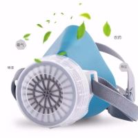 防毒放面具防护呼吸防尘面罩防烟电焊焊工化工气体防飞沫喷漆|亿城款 滤棉(50个装)