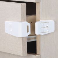 抽屉锁儿童安全锁6个装直角多功能防夹手柜子锁婴儿防开柜门锁扣|直角抽屉锁(白色) 20个
