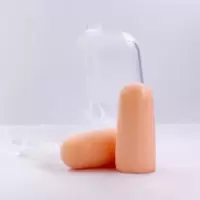 硅胶耳塞防噪音耳塞睡觉睡眠隔音降噪打呼噜止鼾宿舍|肤色(送盒子) 软海绵款买二送一3对(发6只)
