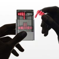 防噪音睡眠耳塞工业车间强降噪隔音学生睡眠睡觉防打呼噜用|红色(两对装)