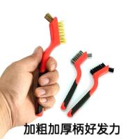 厨房灶台铲锅铲刀弧形锅底清洁焦油厚油铲刀 灶台油污清洗刷子|新款燃气灶刷三件套