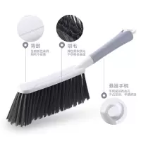 扫床刷软毛家用扫床笤帚长柄防静电尘扫把笤帚卧室清洁|[优质PP/无送]四排软毛长柄除尘刷 [三排刷毛]送双重:挂绳+挂钩