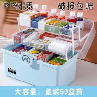 医药箱家用大容量家庭常备急救包全套出诊带装药收纳盒小药盒