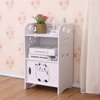 简约现代床头柜迷你收纳小柜子多功能储物柜卧室简易白色床边柜