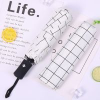 ins折叠全自动雨伞男少女学生韩版晴雨两用防晒紫外线太阳伞大号