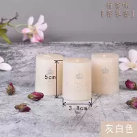 蜡烛 香薰蜡烛无烟味 婚告白 结婚蜡烛 生日蜡烛派对烛光晚餐|白色香草 (带香味)圆形5*10燃烧24小时
