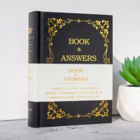 同款正版答案之书ins创意生日礼物 送朋友文艺走心|黑色+片+书签 208页