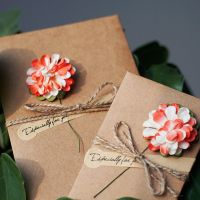 永生花干花生日贺卡手工创意教师节中秋节贺卡商务祝卡礼物通用|小号-西瓜红康乃馨 1个装