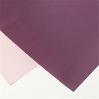 鲜花包装纸防水双色欧雅纸花店花束花艺包装纸材料手工diy包花纸|紫色布丁紫+裸粉[10张]
