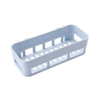 卫生间置物架免打孔无痕收纳架厨房浴室用品沥水壁挂肥皂盒肥皂架|蓝色 三角形1个装