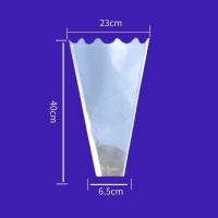 鲜花包装袋全透明多支袋单支袋包花扶郎百合塑料花束干花袋