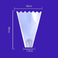 鲜花包装袋全透明多支袋单支袋包花扶郎百合塑料花束干花袋