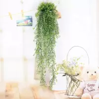 假花仿真花藤藤条装饰花艺客厅壁挂花垂吊塑料藤蔓花条吊兰金钟柳