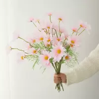 ins风小雏菊洋甘菊插假花仿真花塑料花束装饰客厅拍照小道具