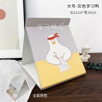 台式小镜子女学生宿舍桌面可立大号折叠化妆镜便携可爱家用梳妆镜