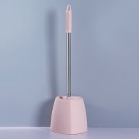 厕所马桶刷无死角家用卫生间蹲坑软毛刷子创意免打孔长柄清洁套装