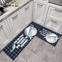 卡通厨房地垫长条家用吸水防滑防油防水脚垫门口进门垫子支持