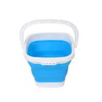 可折叠水桶带盖车载洗车钓鱼美术洗笔便携式户外旅行家用小伸缩桶