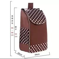 加厚老人买菜车布袋拆卸包包折叠行李车拉杆车袋子送厚底板