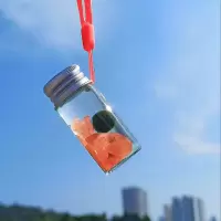 海藻球diy随身瓶水晶生态瓶便携随身瓶创意迷你植物水培植物
