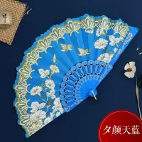 夕颜中国风古风扇子旗袍扇子女士折扇舞蹈扇女士扇扇