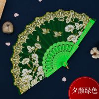 夕颜中国风古风扇子旗袍扇子女士折扇舞蹈扇女士扇扇