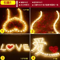 蜡烛浪漫惊喜生日婚创意布置用品爱表白情人节爱心形蜡烛