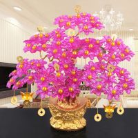 手工串珠发树材料包制作摆件招龙工艺品diy编织成人摇钱树