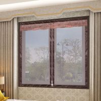 防蚊纱窗纱网自粘型窗户门帘魔术贴沙窗磁性磁铁窗帘自装家用