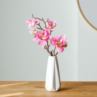 中式梅花腊梅花枝假花仿真花家居客厅电视柜装饰品摆件干花盆景