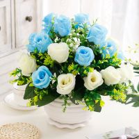 假花艺装饰绢花干花套装摆设摆设仿真花束假花套装 客厅饰品摆件