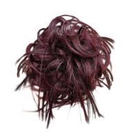 凌乱蓬松卷假发发圈女化纤鸡尾发包头绳高温丝橡皮筋t723