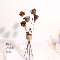 ins干花花束永生尤加利叶北欧风家居客厅装饰摆件diy拍摄道具