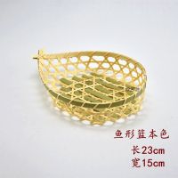 手工竹编厨房酒店农家零食果盘小簸箕竹筐馒头点心盘幼儿园装饰