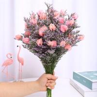 云南干花花束真花组合招干花情人草混搭花束家居摆设装饰花