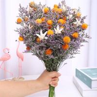 云南干花花束真花组合招干花情人草混搭花束家居摆设装饰花