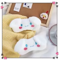 送冰袋可爱大耳朵玉桂狗眼罩卡通睡眠眼罩女遮光个性男女学生