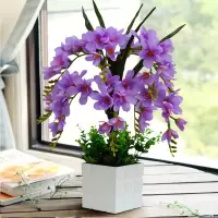 红掌仿真植物假花蝴蝶兰套装花卉家居装饰品绢花客厅摆件花艺盆景