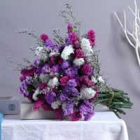 云南满天星勿忘我干花束大束 客厅装饰品摆件真花花卉鲜花插花